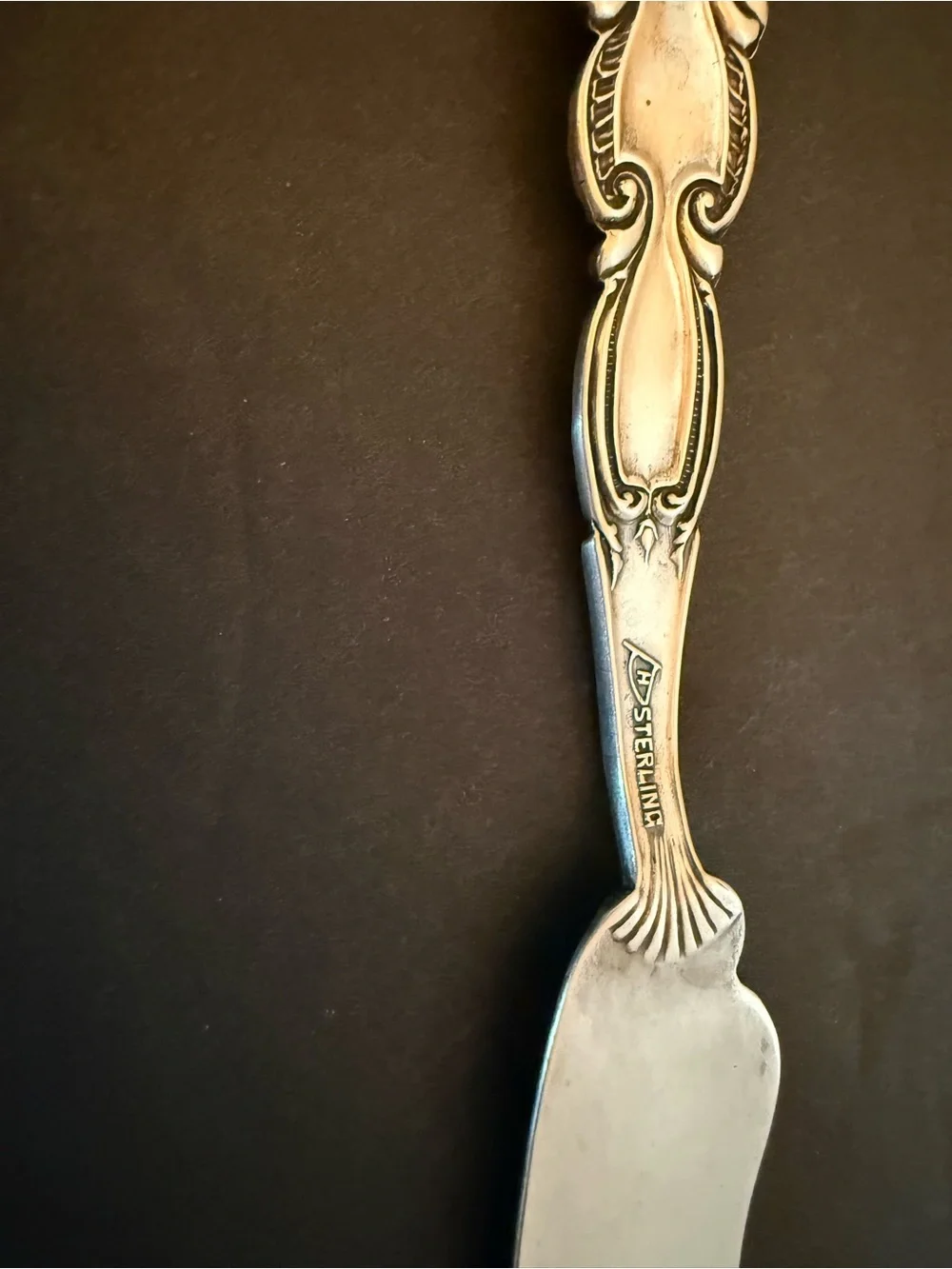 Vtg. Mechanics Silver Co. Sterling Butter Knife 7” 36.5grams